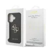 Guess PU Leather 4G Logo Apple iPhone 17 Pro (6.3) hátlapvédő tok fekete (GUHCP17L4GMGCGR)