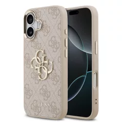   Guess PU Leather 4G Logo MagSafe Apple iPhone 17 (6.3) hátlapvédő tok pink (GUHCP17S4GMGCPI)