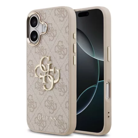 Guess PU Leather 4G Logo MagSafe Apple iPhone 17 (6.3) hátlapvédő tok pink (GUHCP17S4GMGCPI)