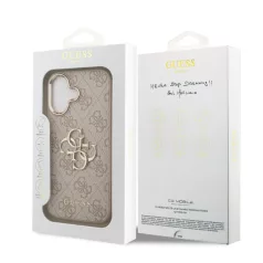   Guess PU Leather 4G Logo MagSafe Apple iPhone 17 (6.3) hátlapvédő tok pink (GUHCP17S4GMGCPI)