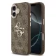 Guess PU Leather 4G Logo Apple iPhone 17 hátlapvédő tok barna (GUHCP17S4GMGCBR)