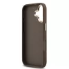 Guess PU Leather 4G Logo Apple iPhone 17 Pro hátlapvédő tok barna (GUHCP17L4GMGCBR)