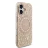 Guess IML FLOWERS MagSafe Apple iPhone 17 (6.3) hátlapvédő tok pink (GUHMP17SHCPOFPP)