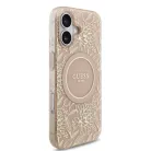 Guess IML FLOWERS MagSafe Apple iPhone 17 (6.3) hátlapvédő tok pink (GUHMP17SHCPOFPP)