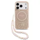 Guess IML FLOWERS MagSafe Apple iPhone 17 Pro (6.3) hátlapvédő tok pink (GUHMP17LHCPOFPP)