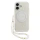 Guess IML FLOWERS MagSafe Apple iPhone 17 (6.3) hátlapvédő tok fehér (GUHMP17SHCPOFPH)