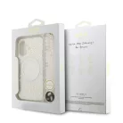 Guess IML FLOWERS MagSafe Apple iPhone 17 Pro (6.3) hátlapvédő tok fehér (GUHMP17LHCPOFPH)