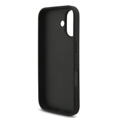   Guess PU Leather 4G Logo Strap Apple iPhone 17 (6.3) hátlapvédő tok fekete (GUHCP17SP4GMGSK)