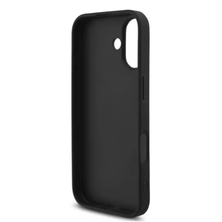 Guess PU Leather 4G Logo Strap Apple iPhone 17 Air (6.6) hátlapvédő tok fekete (GUHCP17MP4GMGSK)