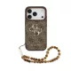 Guess PU Leather 4G Logo Strap Apple iPhone 17 Pro (6.3) hátlapvédő tok barna (GUHCP17LP4GMGSW)