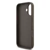 Guess PU Leather 4G Logo Strap Apple iPhone 17 Pro (6.3) hátlapvédő tok barna (GUHCP17LP4GMGSW)
