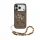 Guess PU Leather 4G Logo Strap Apple iPhone 17 Pro Max (6.9) hátlapvédő tok barna (GUHCP17XP4GMGSW)