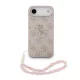 Guess PU Leather 4G Logo Strap Apple iPhone 17 Air (6.6) hátlapvédő tok pink (GUHCP17MP4GMGSP)