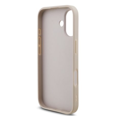 Guess PU Leather 4G Logo Strap Apple iPhone 17 Pro (6.3) hátlapvédő tok pink (GUHCP17LP4GMGSP)