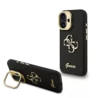 Guess PU Grained 4G Stand Apple iPhone 17 Pro (6.3) hátlapvédő tok fekete (GUHCP17LPCS4GSK)