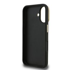   Guess PU Grained 4G Stand Apple iPhone 17 Pro Max (6.9) hátlapvédő tok fekete (GUHCP17XPCS4GSK)