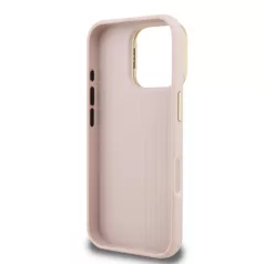   Guess PU Grained 4G Stand Apple iPhone 17 Pro (6.3) hátlapvédő tok pink (GUHCP17LPCS4GSP)
