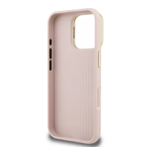 Guess PU Grained 4G Stand Apple iPhone 17 Pro Max (6.9) hátlapvédő tok pink (GUHCP17XPCS4GSP)