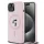 Karl Lagerfeld Liquid Silicone Karl and Choupette Apple iPhone 17 Air (6.6) MagSafe hátlapvédő tok pink (KLHMP17MSCMKCRHP)