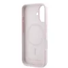 Karl Lagerfeld Liquid Silicone Double Heads Apple iPhone 17 (6.3) MagSafe hátlapvédő tok pink (KLHMP17SSKCHPPLP)
