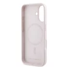 Karl Lagerfeld Liquid Silicone Double Heads Apple iPhone 17 Pro (6.3) MagSafe hátlapvédő tok pink (KLHMP17LSKCHPPLP)