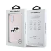 Karl Lagerfeld Liquid Silicone Double Heads Apple iPhone 17 Pro Max (6.9) MagSafe hátlapvédő tok pink (KLHMP17XSKCHPPLP)