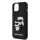 Karl Lagerfeld 3D Rubber Karl and Choupette Apple iPhone 17 Pro (6.3) hátlapvédő tok fekete (KLHCP17L3DRKCNK)