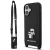 Karl Lagerfeld Crossbody Popruh Metal Karl and Choupette Apple iPhone 17 (6.3) hátlapvédő tok fekete (KLHCP17SSAKCPBK)