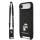 Karl Lagerfeld Crossbody Popruh Metal Karl and Choupette Apple iPhone 17 Air (6.6) hátlapvédő tok fekete (KLHCP17MSAKCPBK)