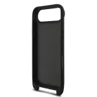 Karl Lagerfeld Crossbody Popruh Metal Karl and Choupette Apple iPhone 17 Air (6.6) hátlapvédő tok fekete (KLHCP17MSAKCPBK)