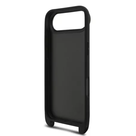 Karl Lagerfeld Crossbody Popruh Metal Karl and Choupette Apple iPhone 17 Air (6.6) hátlapvédő tok fekete (KLHCP17MSAKCPBK)