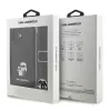 Karl Lagerfeld Crossbody Popruh Metal Karl and Choupette Apple iPhone 17 Pro (6.3) hátlapvédő tok fekete (KLHCP17LSAKCPBK)