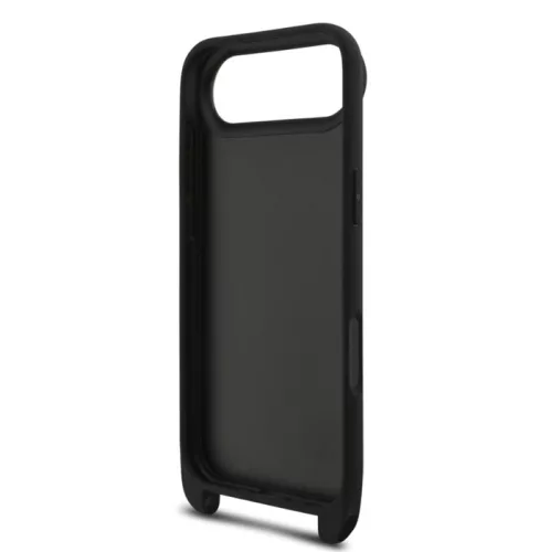 Karl Lagerfeld Crossbody Popruh Metal Karl and Choupette Apple iPhone 17 Pro Max (6.9) hátlapvédő tok fekete (KLHCP17XSAKCPBK)