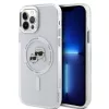 Karl Lagerfeld IML K&CH Heads Metal Frame MagSafe Apple iPhone 17 (6.3) hátlapvédő tok átlátszó (KLHMP17SHLSKCH)