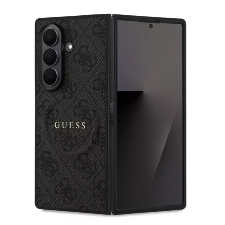 Guess PU Leather Colored Ring Samsung F966B Galaxy Z Fold7 hátlapvédő tok fekete (GUHMZFD7P4MSEGCK)