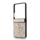 Guess PU 4G Metal Logo Samsung F766B Galaxy Z Flip 7 hátlapvédő tok pink (GUHCZF74GMGPI)