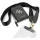 Guess 4G Metal Logo univerzális Crossbody vállpánt és kiegészítő pénztárca, fekete (GUUCNKP4DGMK)