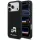 Karl Lagerfeld Rhinestones K&CH Pin Apple iPhone 17 Pro Max hátlapvédő tok fekete (KLHCP17X6PRKCLK)