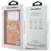 Karl Lagerfeld IML Choupette Sketch Logo MagSafe Apple iPhone 17 Pro hátlapvédő tok narancssárga (KLHMP17L5HKSCAO)