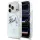 Karl Lagerfeld Liquid Glitter Script Logo MagSafe Apple iPhone 17 Pro hátlapvédő tok átlátszó (KLHMP17L6LKSCAMT)
