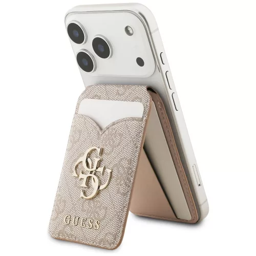 Guess 4G Stand & Mirror Magsafe kártyatartó és állvány, pink (GUWMSMIP4GP)