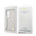 Guess PU Leather Gold Frame MagSafe Samsung S947 Galaxy S26 Plus hátlapvédő tok pink (GUHMS26MP4MSEGCP)