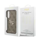 Guess PU 4G Metal Logo Samsung S947 Galaxy S26 Plus hátlapvédő tok barna (GUHCS25S4GMGBR)