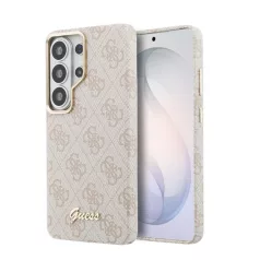   Guess PU 4G Metal Logo Samsung S942 Galaxy S26 hátlapvédő tok pink (GUHCS26S4GMGPI)