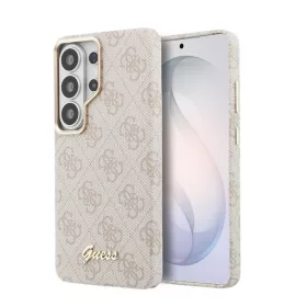   Guess PU 4G Metal Logo Samsung S942 Galaxy S26 hátlapvédő tok pink (GUHCS26S4GMGPI)