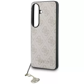  Guess 4G Classic Logo Charm MagSafe Samsung S942 Galaxy S26 hátlapvédő tok pink (GUHMS26SGF4GPI)