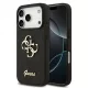 Guess PU Fixed Glitter Apple iPhone 18 Pro hátlapvédő tok fekete (GUHCP18LHG4SGK)