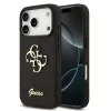 Guess PU Fixed Glitter Apple iPhone 18 Pro Max hátlapvédő tok fekete (GUHCP18XHG4SGK)