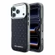 Karl Lagerfeld IML Rhinestones Allover Apple iPhone 18 Pro MagSafe hátlapvédő tok fekete (KLHCP18L6HCRDKLK)