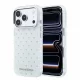 Karl Lagerfeld IML Rhinestones Allover Apple iPhone 18 Pro Max MagSafe hátlapvédő tok fehér (KLHCP18X6HCRDKLH)